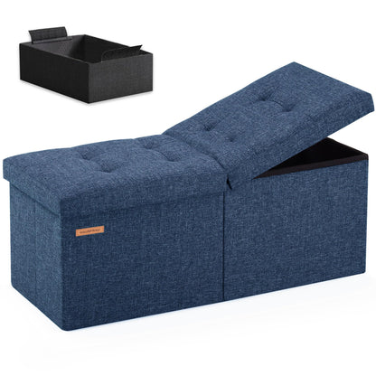 HAUSFRAU 31.5" Storage Ottoman Bench