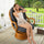 HIGOGOGO Papasan Cushion Grey