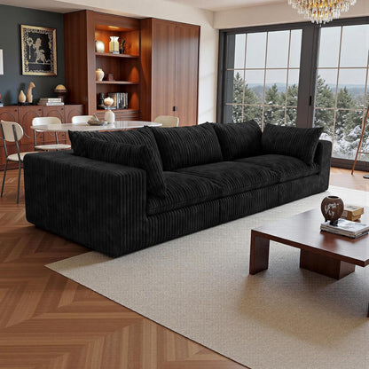 118" Modular Sofa – Black