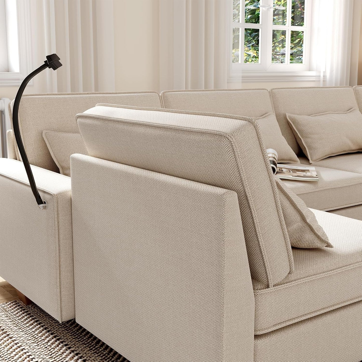 Modular Sofa with Storage – Grey