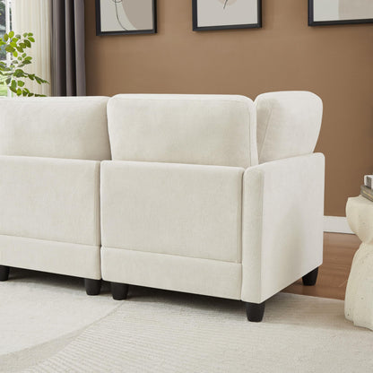 7-Seater Modular Sofa – Black