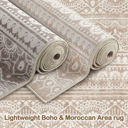 Tortania 9x12 Rug – Boho Cream Brown