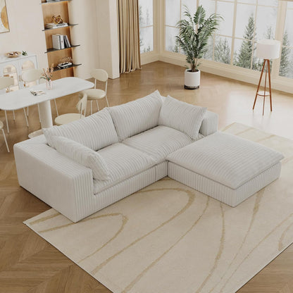 118" Modular Sofa – Black