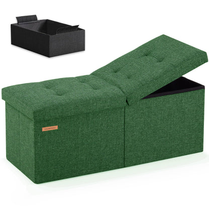 HAUSFRAU 31.5" Storage Ottoman Bench