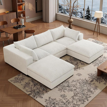 118" Modular Sofa – Black