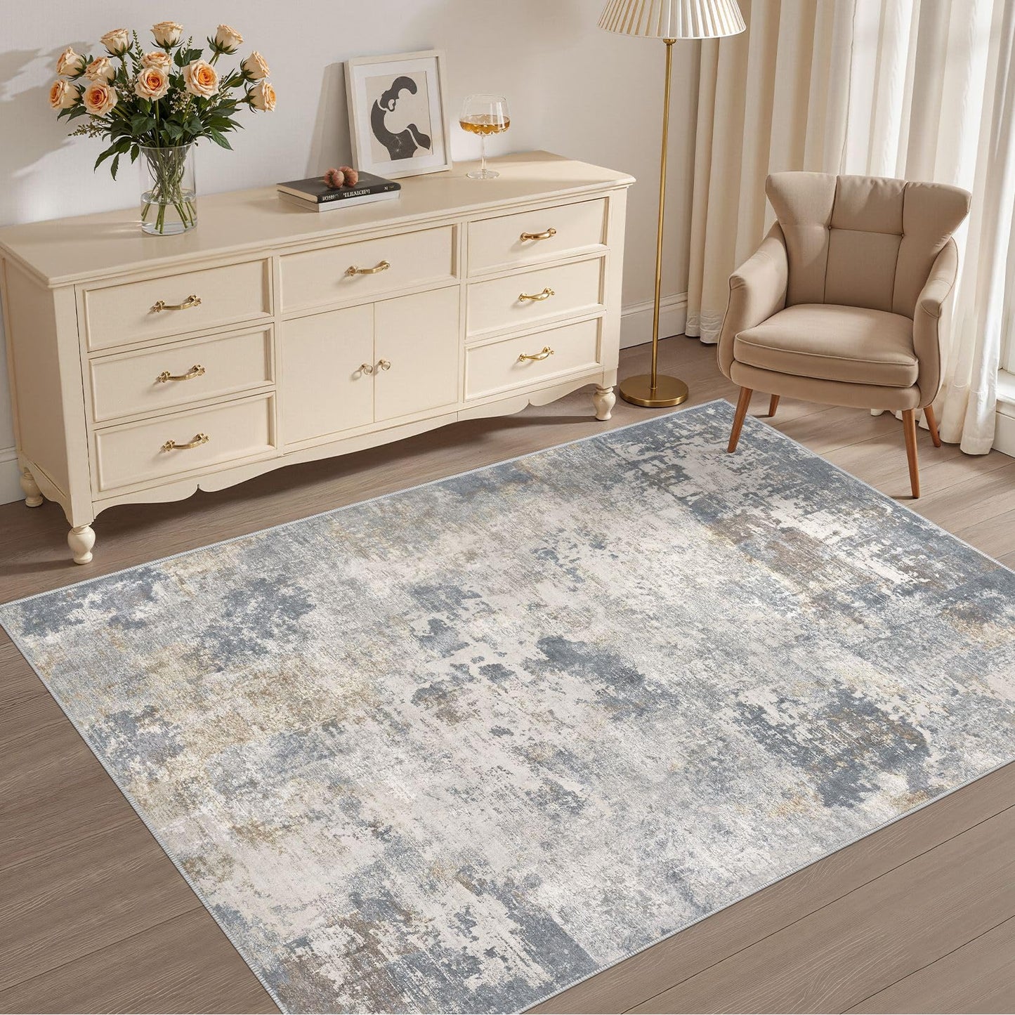 10x14 Blue Grey Rug