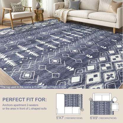 Tortania 9x12 Rug – Boho Cream Brown