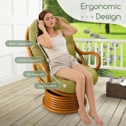HIGOGOGO Papasan Cushion Grey