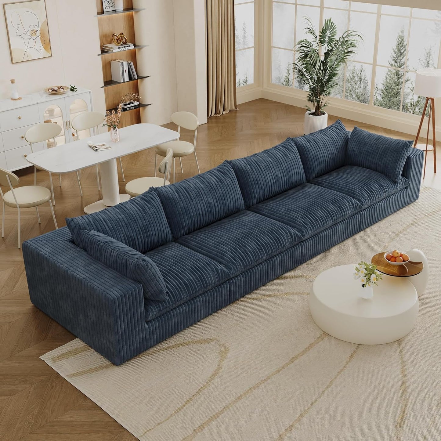 118" Modular Sofa – Black