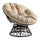OSP Swivel Papasan Chair White