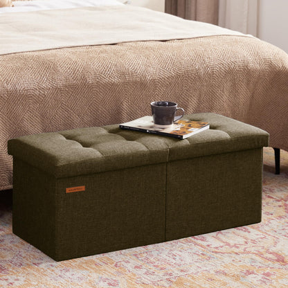 HAUSFRAU 31.5" Storage Ottoman Bench
