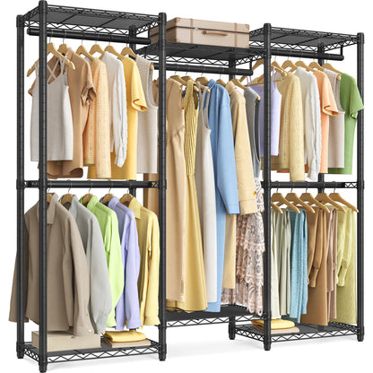 SONGMICS Heavy-Duty Portable Clothes Rack