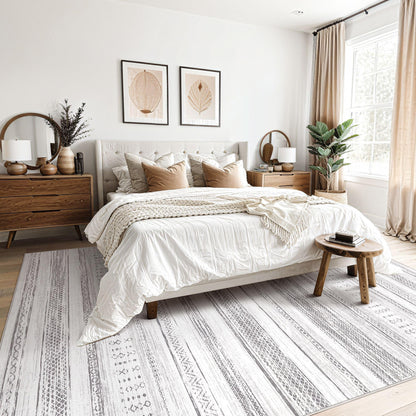 Tortania 9x12 Rug – Boho Cream Brown