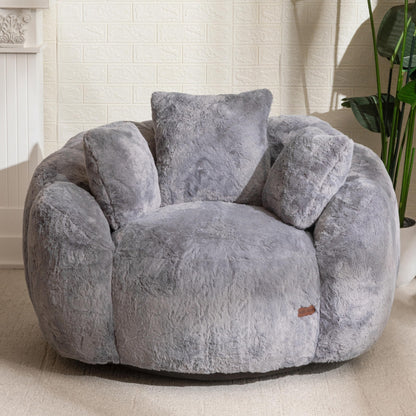 MAXYOYO Floral Bean Bag Chair – Beige