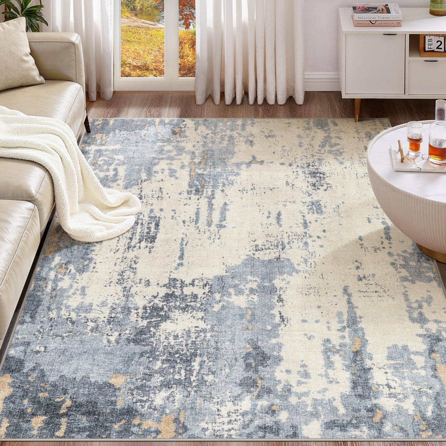 10x14 Blue Grey Rug