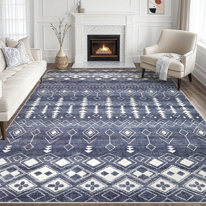 Tortania 9x12 Rug – Boho Cream Brown